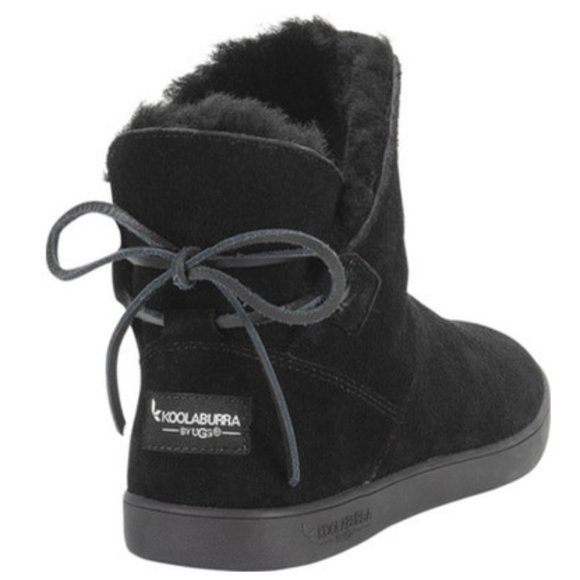 Koolaburra by UGG Women's Boot 100% Leather Autralian Sheep Fur Brown Size 6 - Picture 1 of 4